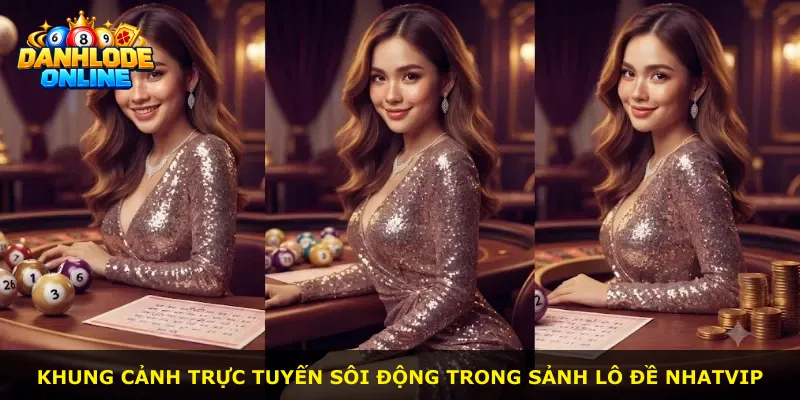 Khung cảnh trực tuyến sôi động trong sảnh lô đề Nhatvip